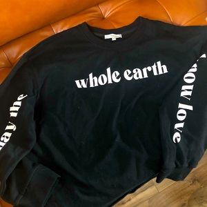 Never fully dressed black sweat